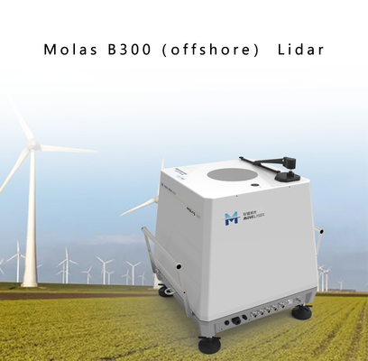 Molas B300 Doppler Wind Lidar دور از دریا محدوده دمای عملیاتی -40℃ ~ 50℃