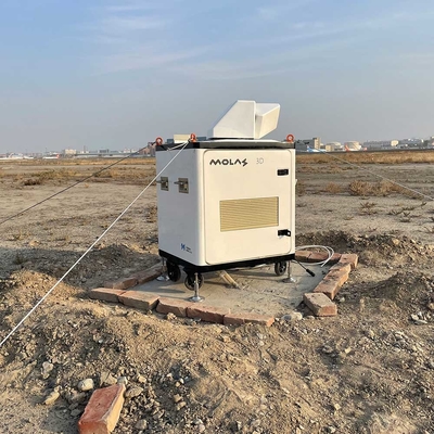 Scanning Doppler Wind Speed ​​Lidar Molas 3d Distance Resolution 30m 75m Lidar اجاره